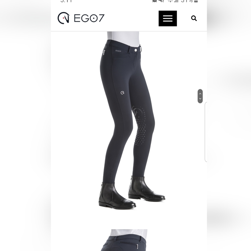 Ego7 EJ breeches navy blue
